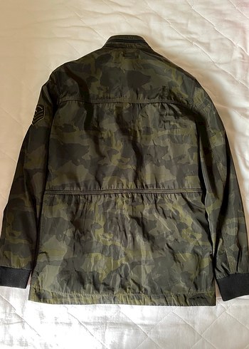 Kamuflaj Desenli yağmurluk ceket - Görsel 2