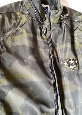 Kamuflaj Desenli yağmurluk ceket - Görsel 5