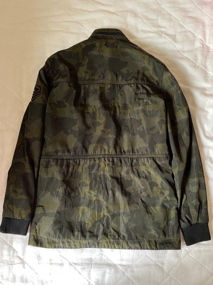 Kamuflaj Desenli yağmurluk ceket - Görsel 2