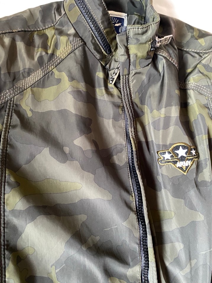 Kamuflaj Desenli yağmurluk ceket - Görsel 5