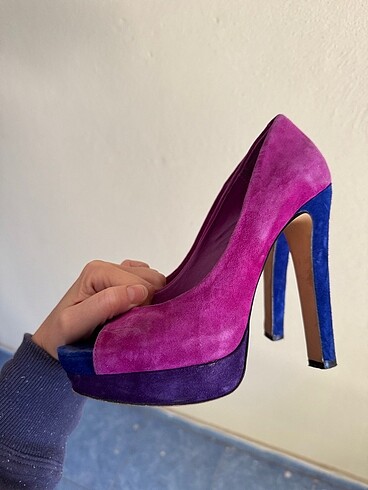 Steve madden fuşya platform ayakkabi
