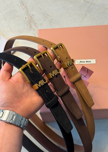 Zara Miu Minimal Deri Kemerler