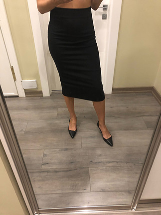 Zara Zara yüksek bel kalem etek