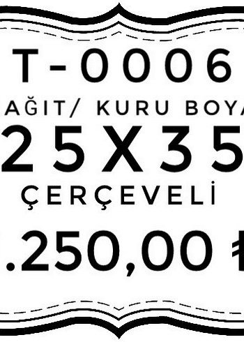 Diğer Gri Çerçeveli Turuncu Sanat Çalışması