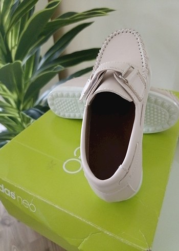 Beyaz Erkek Çocuk Kaydırmalı Loafer Ayakkabı - Görsel 4