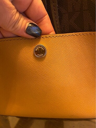 Beden kahverengi Renk Michael Kors Greenwich Bucket Bag