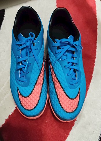Nike Mavi Erkek Futbol Ayakkabısı Velcro Detaylı