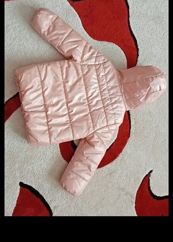 LC Waikiki Kız Çocuk Pembe Kapüşonlu Mont