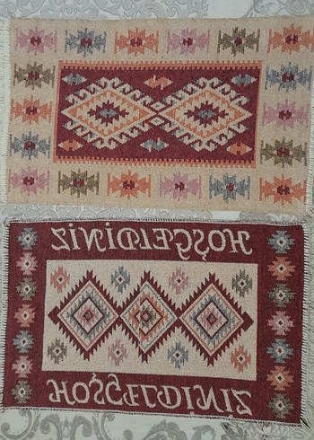 Bordo İşlemeli Geleneksel Halı - Görsel 5