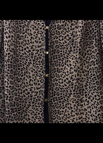 LEOPAR DESENLİ CEKET