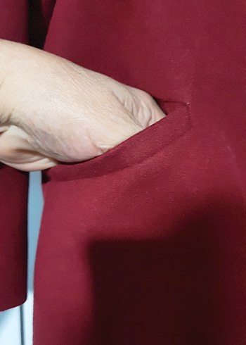 BORDO KAŞE KABAN - Görsel 2