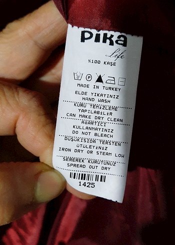 BORDO KAŞE KABAN - Görsel 4