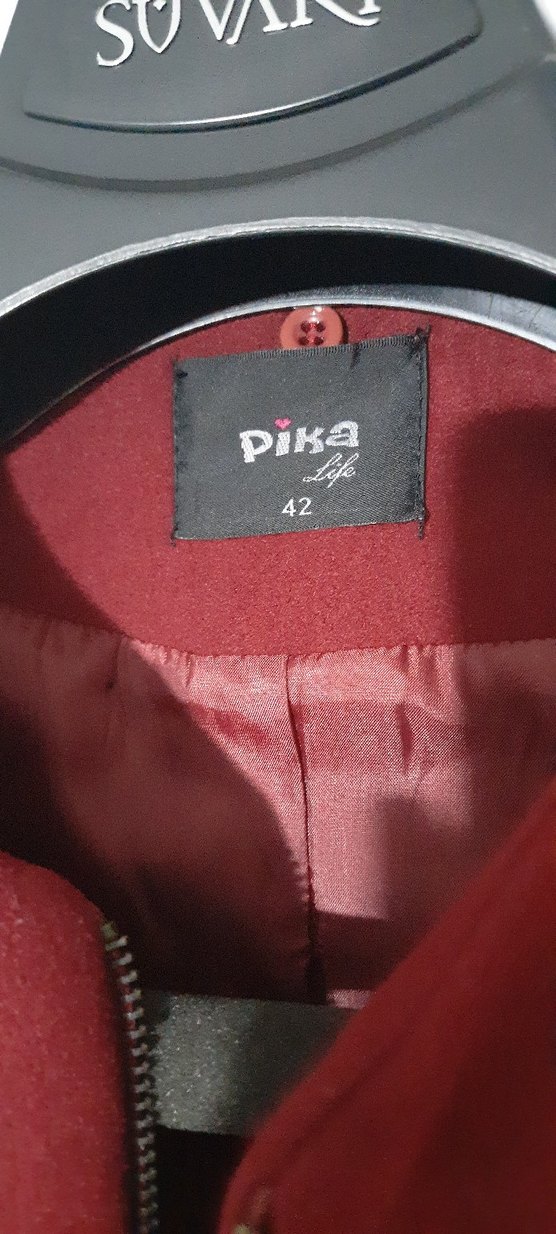 BORDO KAŞE KABAN - Görsel 5