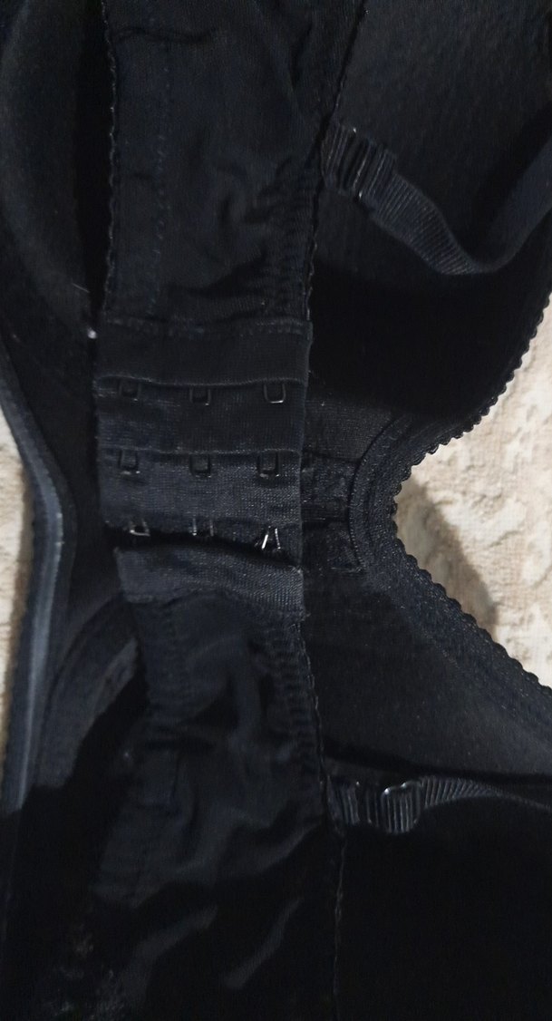 Siyah Rahat Goth Sütyen - Görsel 4