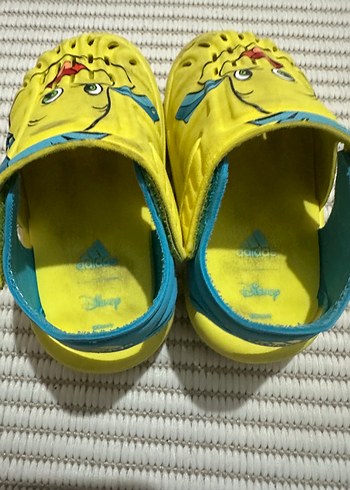 Sarı Çocuk Kaydırmaz sandalet  Velcro Bantlı - Görsel 2