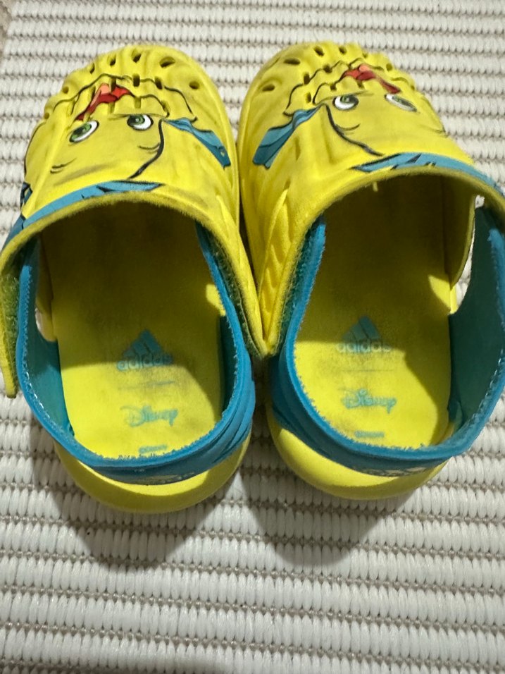 Sarı Çocuk Kaydırmaz sandalet  Velcro Bantlı - Görsel 2