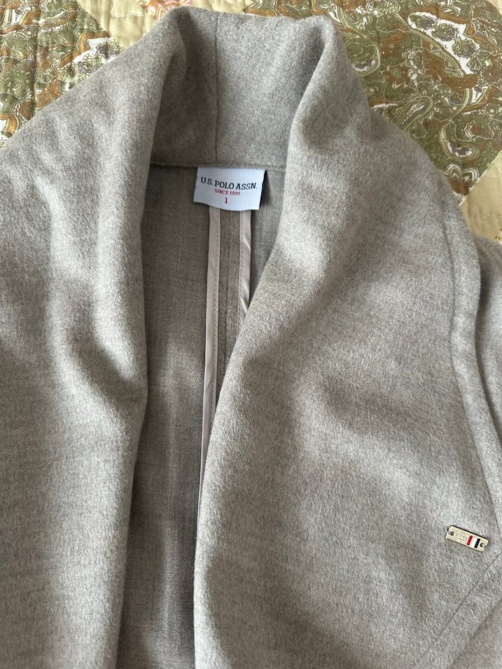 Gri Uzun Kollu Salaş tunik - Görsel 2