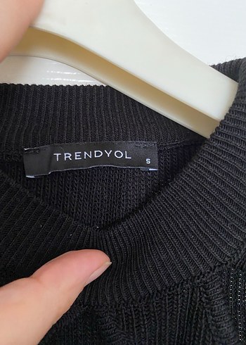 Trendyol & Milla Siyah Fitted Kadın Örgü Kazak