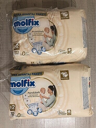 Molfix Pure Soft 2 numara bebek bezi