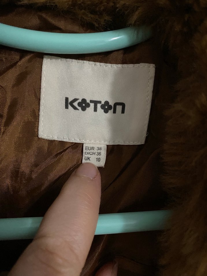 Kahverengi Uzun Kaşe Kadın Kaban - Görsel 2