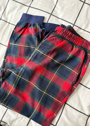 Erkek Ekoseli Rahat Pijama Altı - Görsel 5