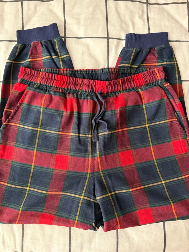 Erkek Ekoseli Rahat Pijama Altı - Görsel 3