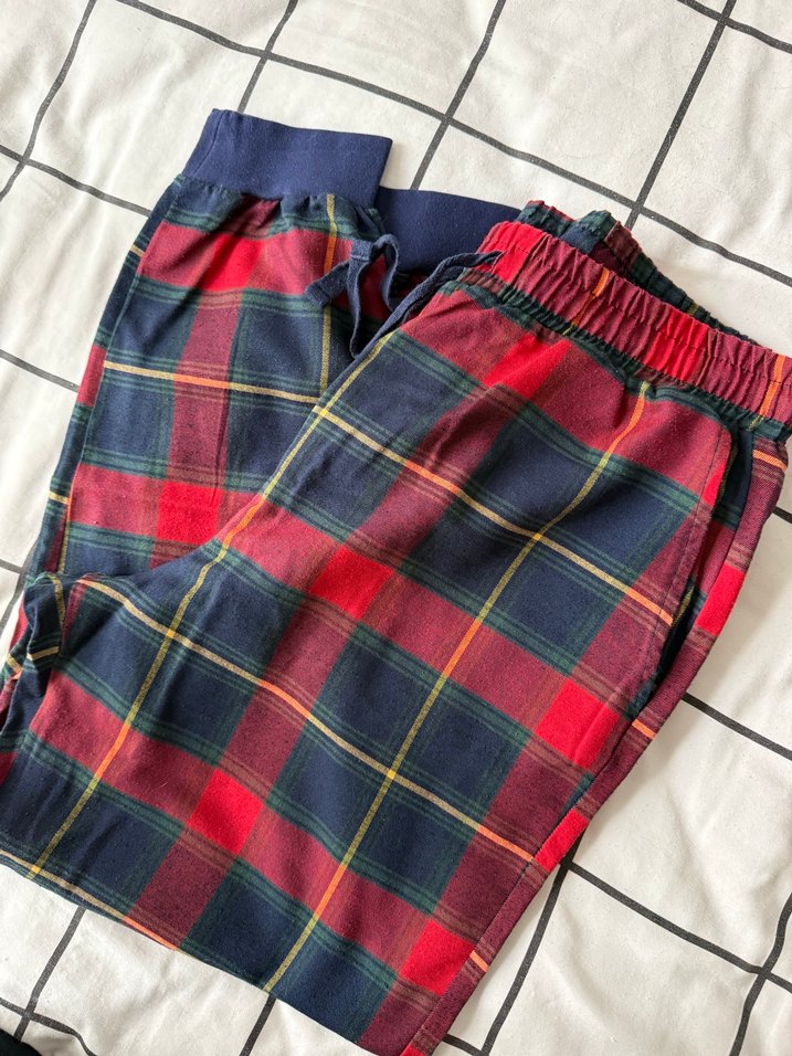 Erkek Ekoseli Rahat Pijama Altı - Görsel 5