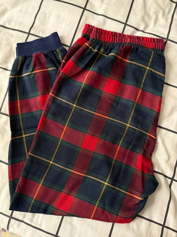 Erkek Ekoseli Rahat Pijama Altı - Görsel 2