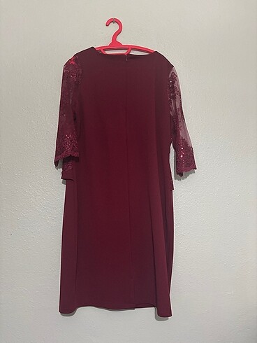 Diğer Bordo anne elbisesi