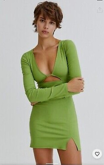 Pull and Bear Mini Dar Elbise