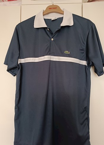 Lacoste Mavi Beyaz Polo Tişört - Görsel 2