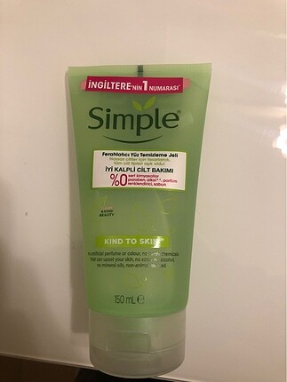 Simple yüz temizlik