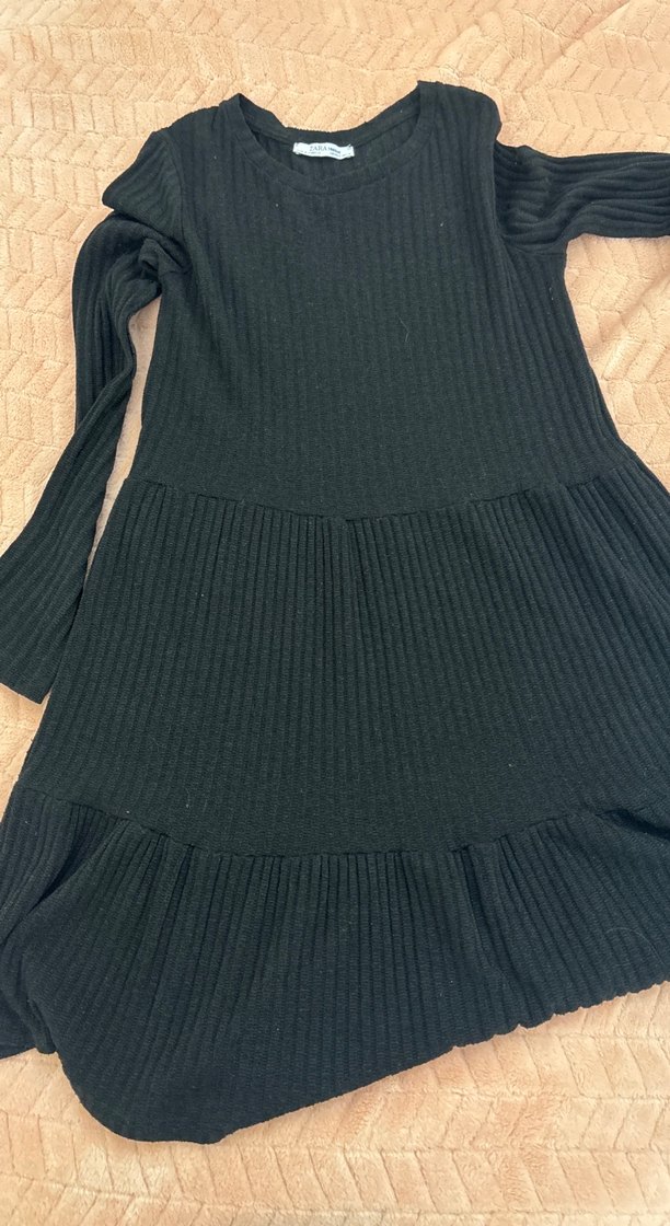 Siyah Kadın Uzun Kollu Triko Kazak - Görsel 5