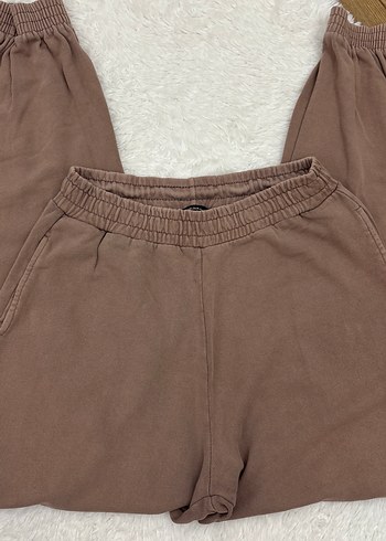 Bej Rahat Kesim Kadın Eşofman Altı - Görsel 4