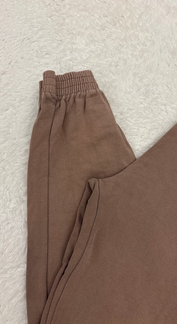 Bej Rahat Kesim Kadın Eşofman Altı - Görsel 3