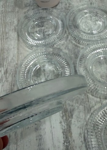 Desenli 6/lı Çay Tabağı - Görsel 2