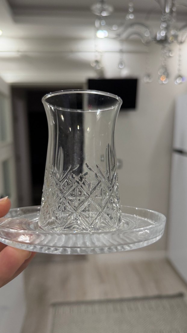 Desenli 6/lı Çay Tabağı - Görsel 4