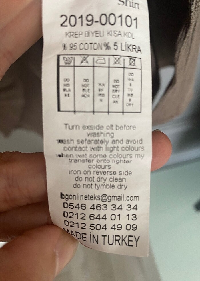 Krep kumaş gömlek - Görsel 5