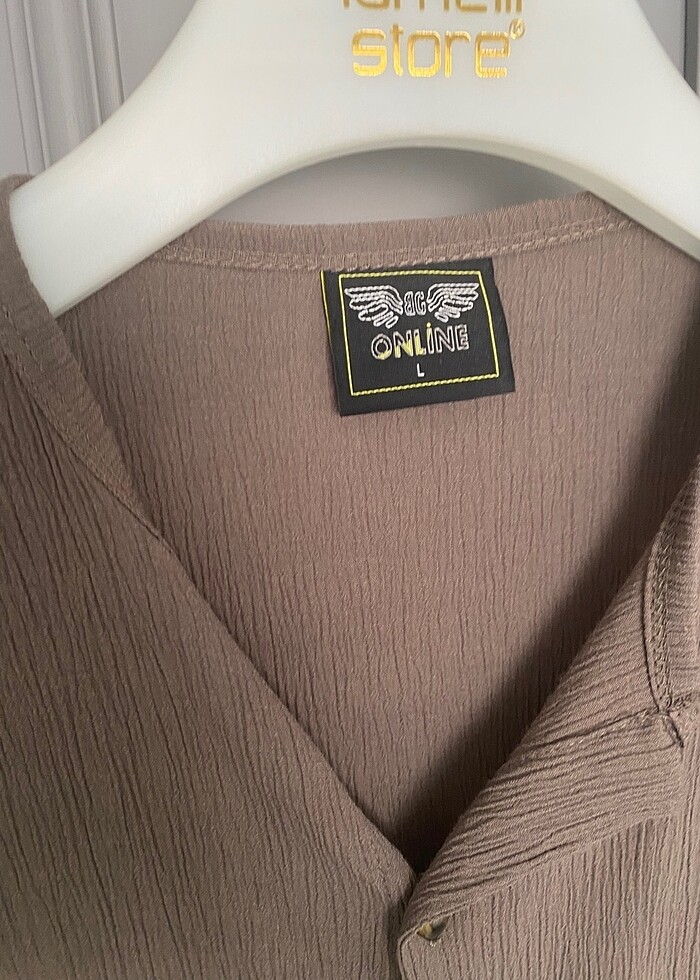 Krep kumaş gömlek - Görsel 3