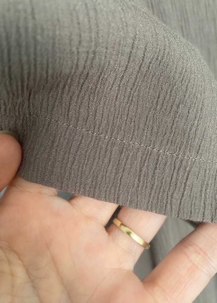 Krep kumaş gömlek - Görsel 4