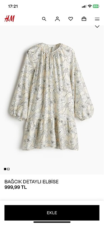 H&M elbise tunik - Görsel 2