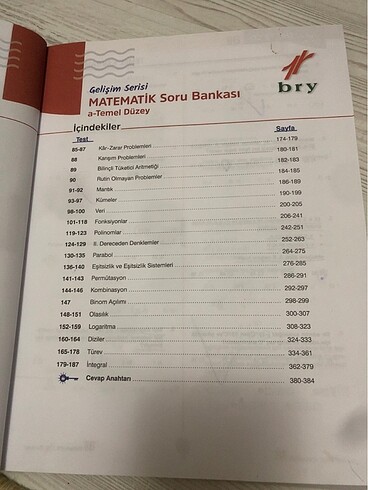  Beden Renk Bry yayınları matematik soru bankası