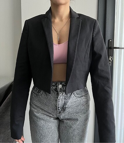 crop blazer