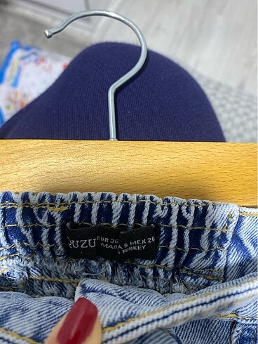 Quzu denim crop