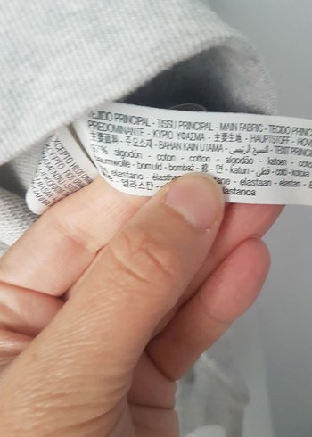 Gri OYSHO Kapüşonlu Kadın Sweatshirt - Görsel 7