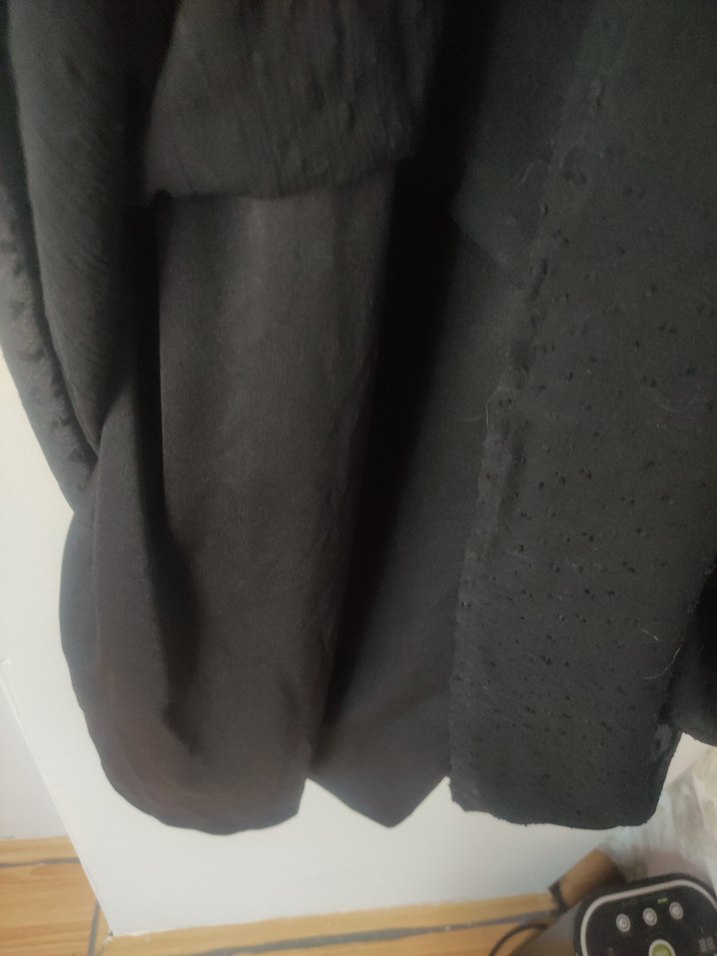 Siyah Uzun Kolsuz  Elbise - Görsel 4