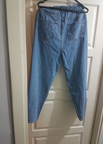 defacto Belden Lastikli Mom Jean - Görsel 2