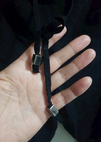 lcw  Siyah Keten Midi Bol Paça Pantolon - Görsel 4