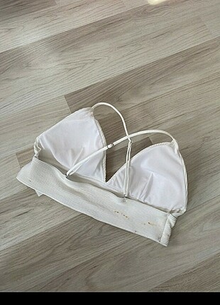 l Beden beyaz Renk Bikini üstü