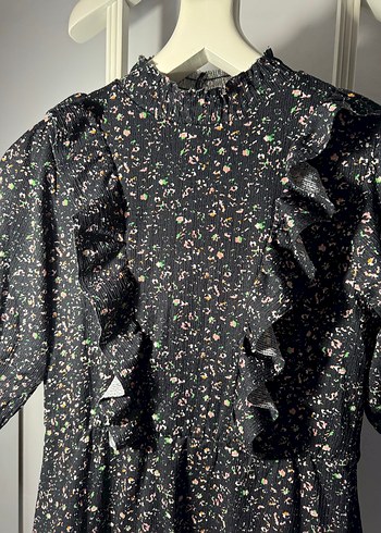 Fırfırlı desenli elbise - Görsel 3